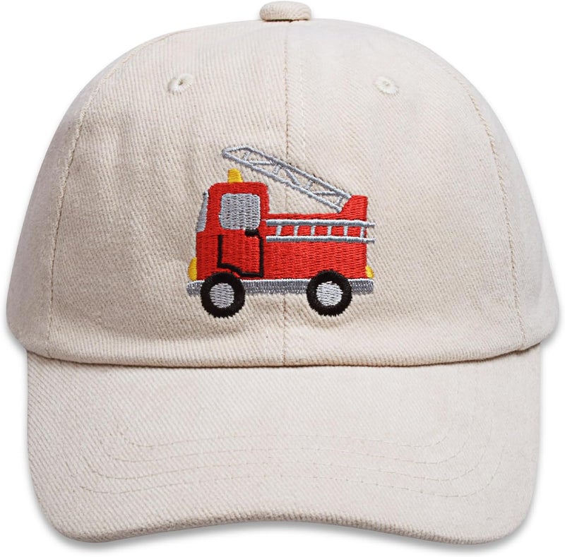 EDCYF Kids Boys Girls Embroidered Baseball Caps Baby Sun hat Toddler Dinosaur Trucker Hats Summer Hats（3-8years - Image 1